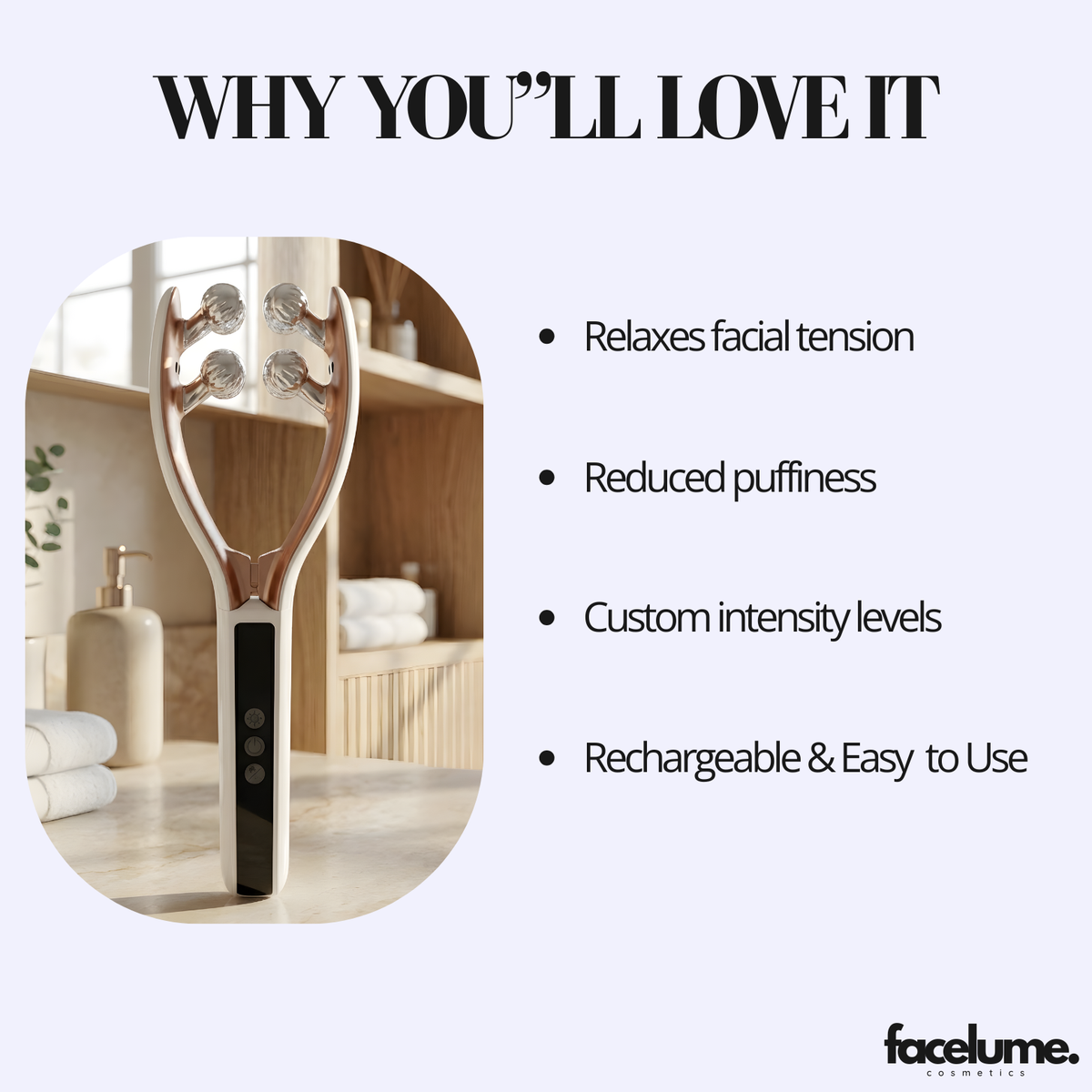 Facial De-Puffing Massager